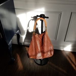 Lucky Brand Vintage leather hobo-shoulder bad
